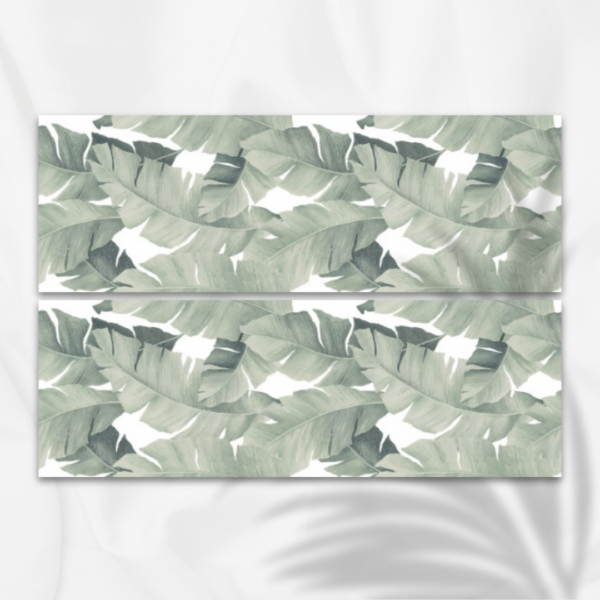 Carrelage feuilles tropical miami 30x90 cm