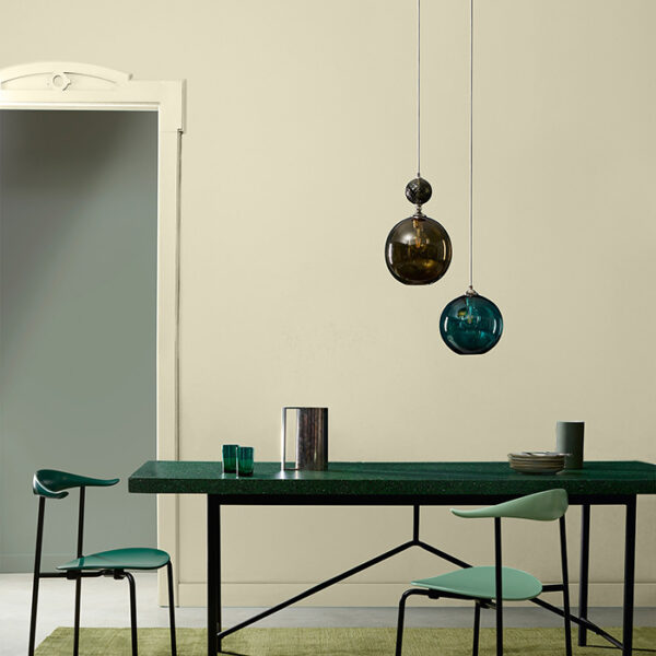 peinture Elle Decoration coloris Blanc White Grass salon