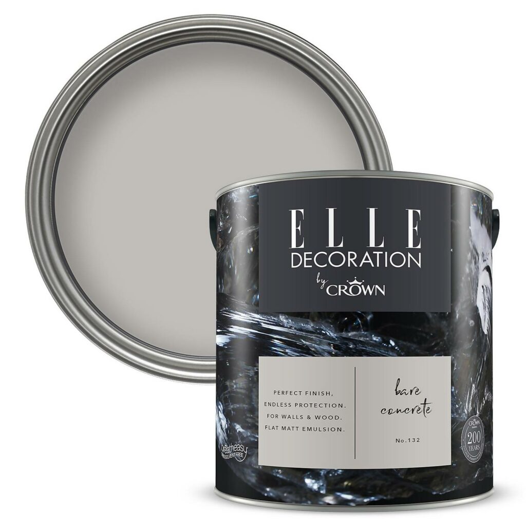 pot de peinture Elle Decoration coloris Bare Concrete