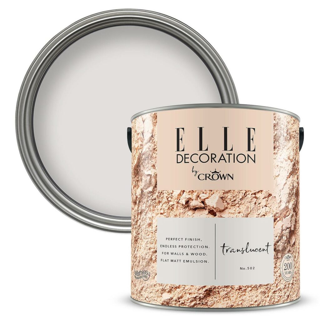 pot de peinture Elle Decoration coloris Blanc Translucent