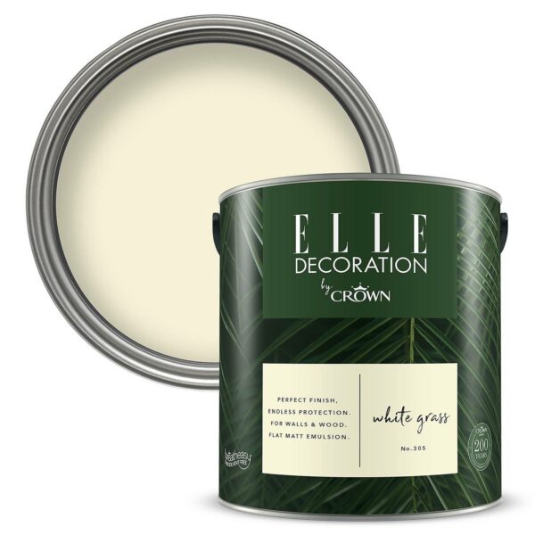 pot de peinture Elle Decoration coloris Blanc White Grass