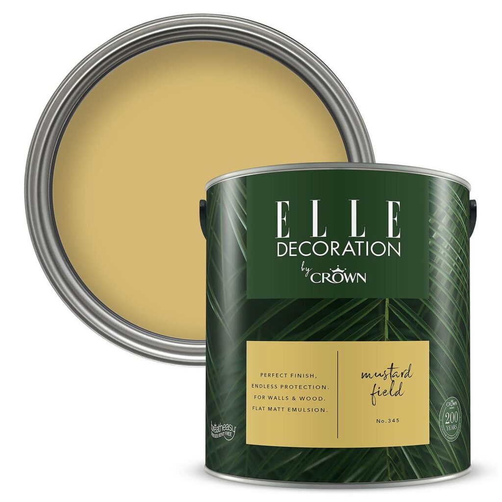 pot de peinture Elle Decoration coloris Jaune Mustard Field