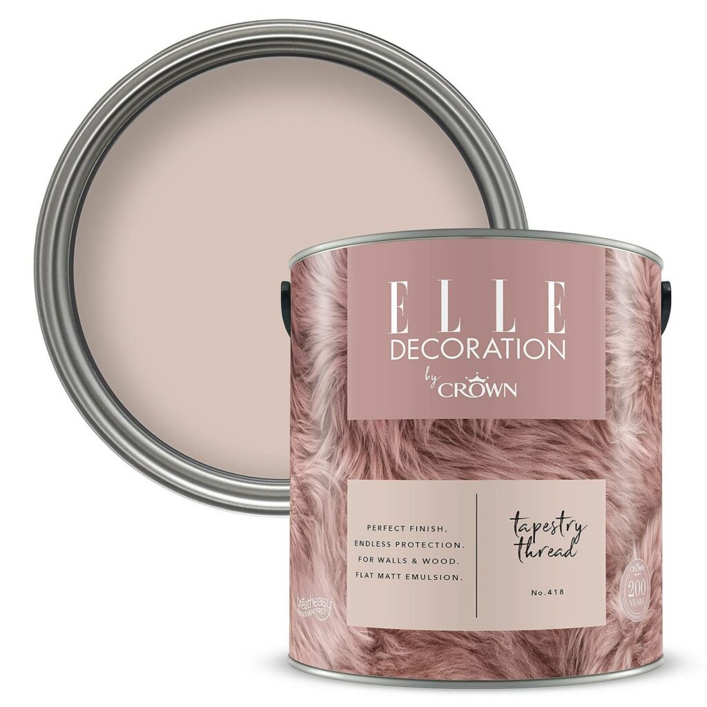 pot de peinture Elle Decoration coloris Rose Tapestry Thread