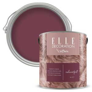pot de peinture Elle Decoration coloris Rouge Colourfast pot de peinture Elle Decoration coloris Rouge Colourfast