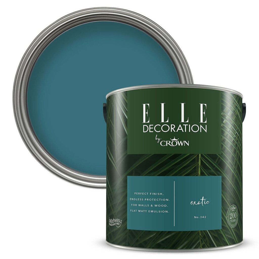 pot de peinture Elle Decoration coloris Turquoise Exotic
