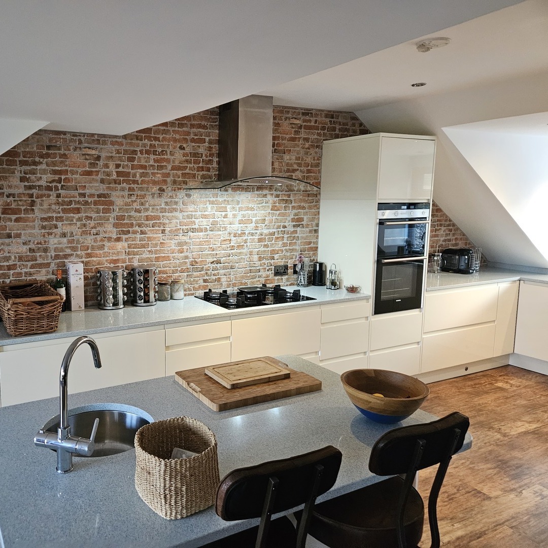 Carrelage Parement mural effet brique rouge MANHATTAN