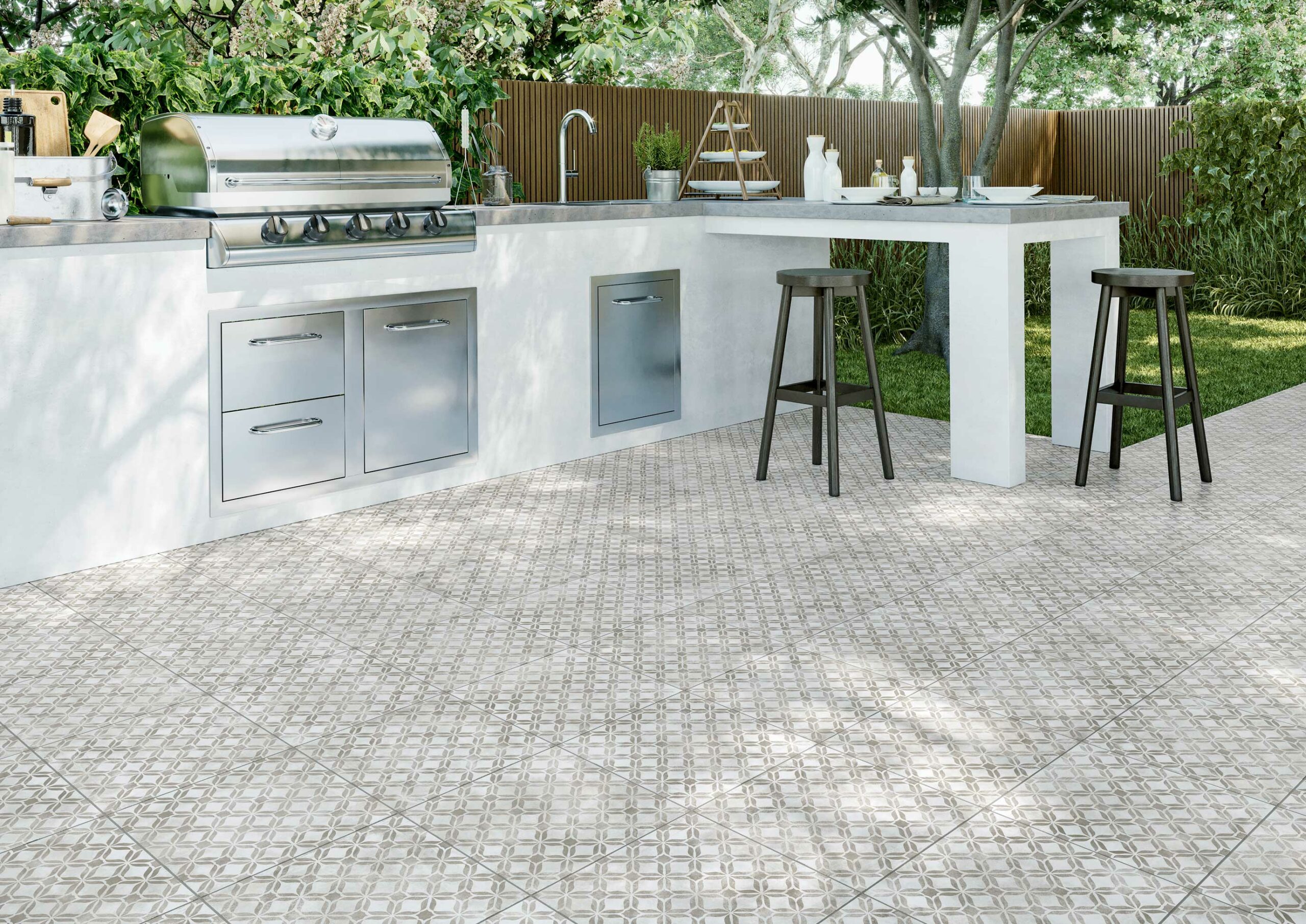 Carrelage extérieur FRESCO Ash