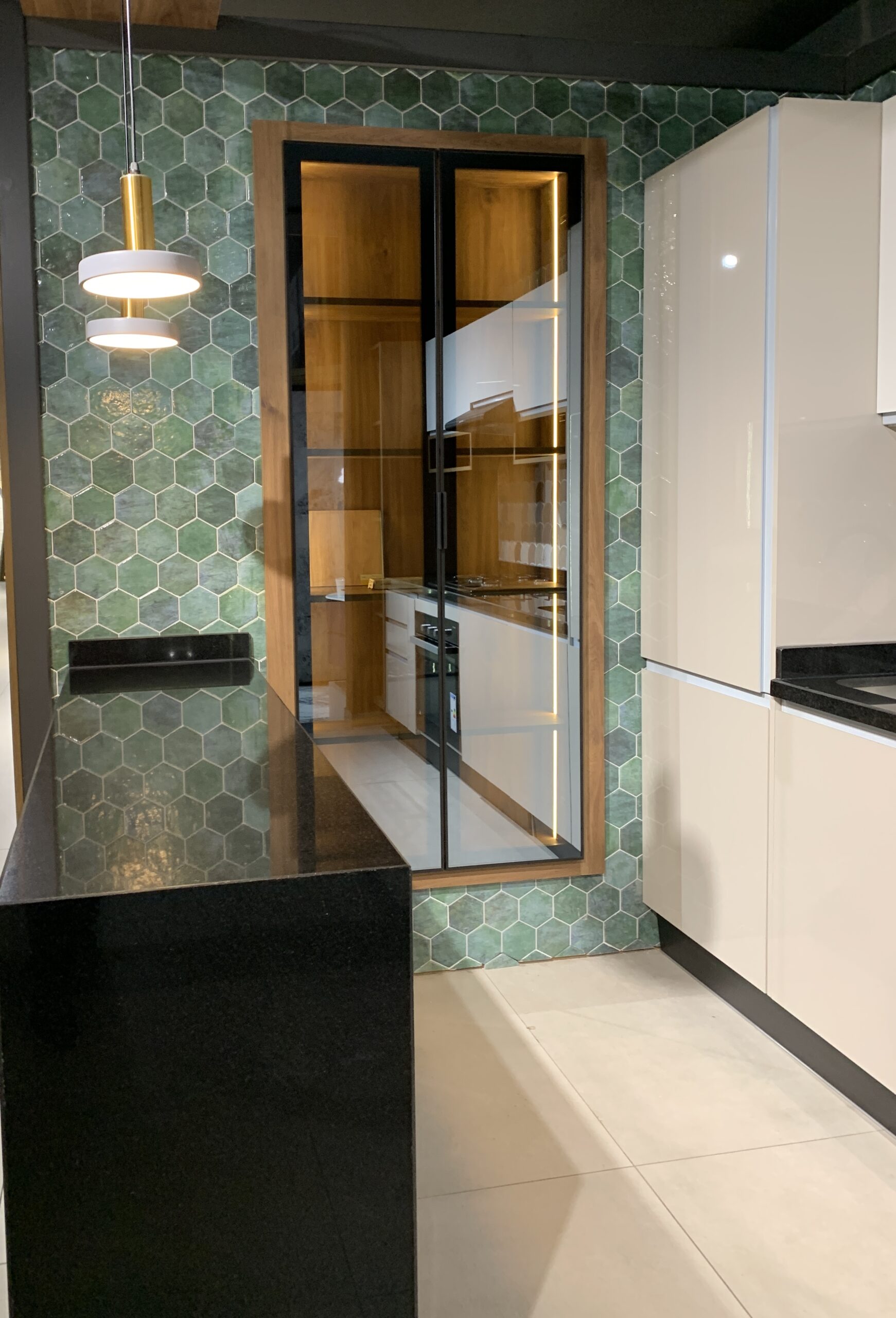 Zellige hexagonal effet mosaïque – HEX ZELLIGE Vert