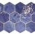 Hex Zellige Azur