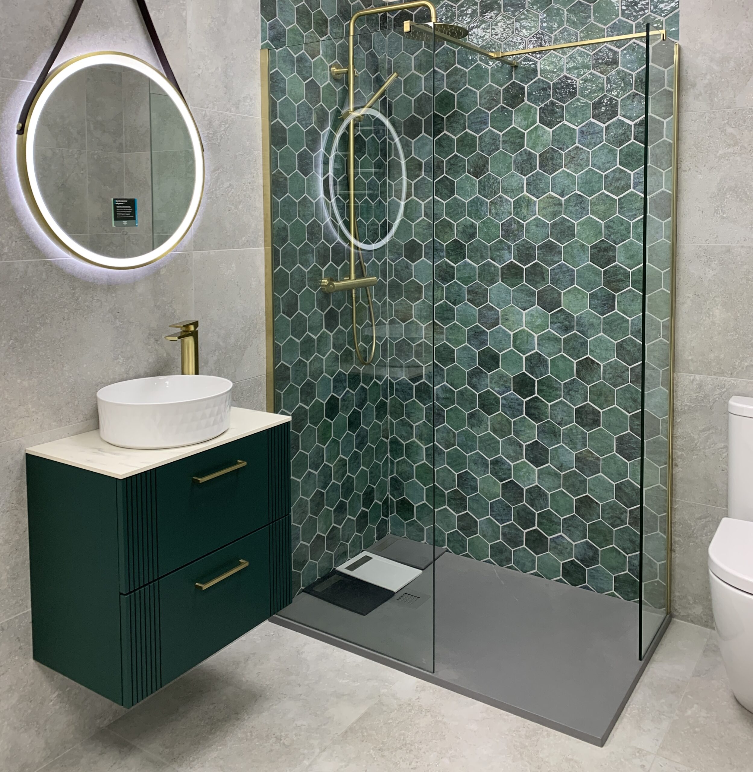 Zellige hexagonal effet mosaïque – HEX ZELLIGE Vert