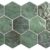 Hex Zellige Vert
